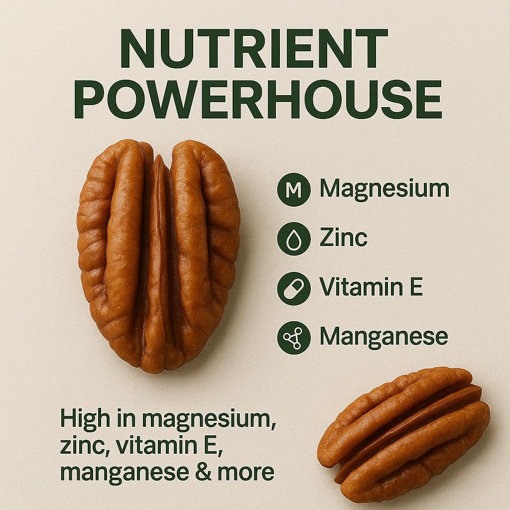 GiDeli Pekannüsse ungesalzen 3 kg im Eimer - Healthy Snacks