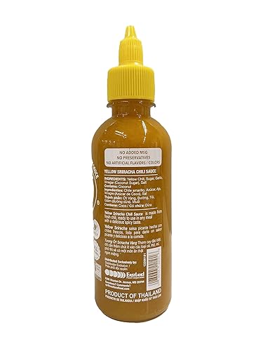 Miniatura 3 de Three Mountains Brand, salsa de chile sriracha amarilla, 10 onzas, paquete de 3, verificado sin OMG, totalmente natural, 10 onzas (paquete de 3),