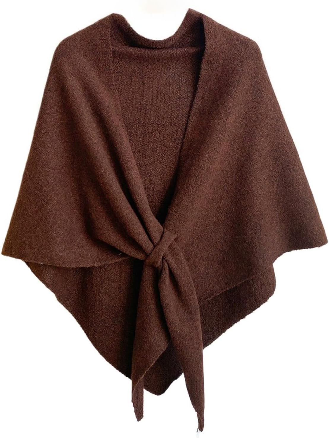 Women's Shawl Wrap Scarf Knitted Soft Warm Winter Poncho Cape Fall Fashion Elegant Cardigan Sweater Pashmina