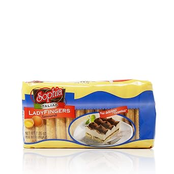 Sophia Italian Lady Fingers Italian "Savoiardi" 7oz 2-pack