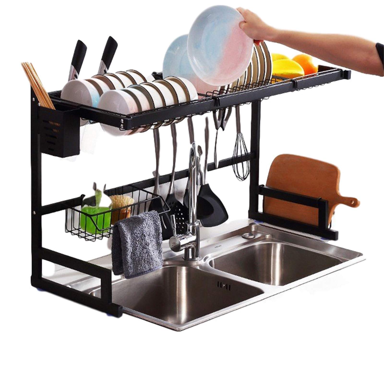 Buy BONAE Dish Rack Above Sink,Sink Organize Stand Shelf Adjustable