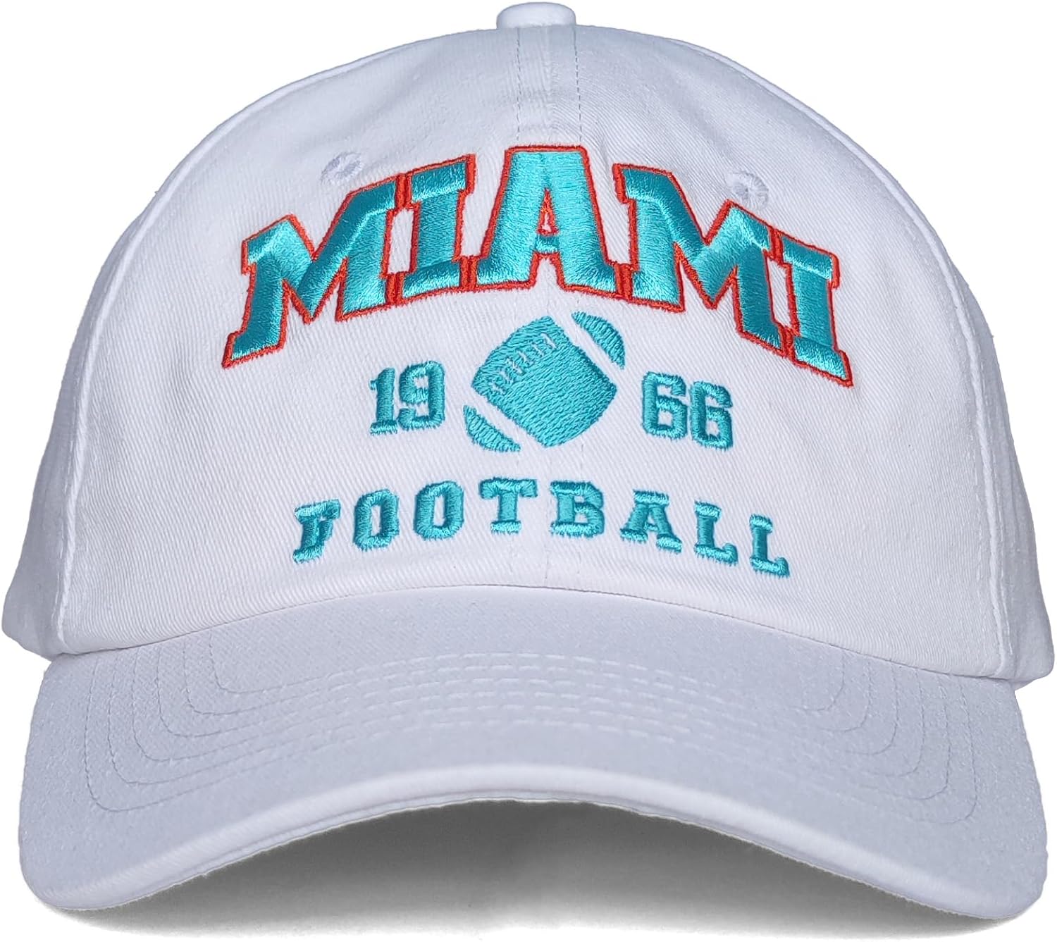 Football Fans Embroidered Hat for Men Women Sport Fans Classic US Cities Adjustable Baseball Cap