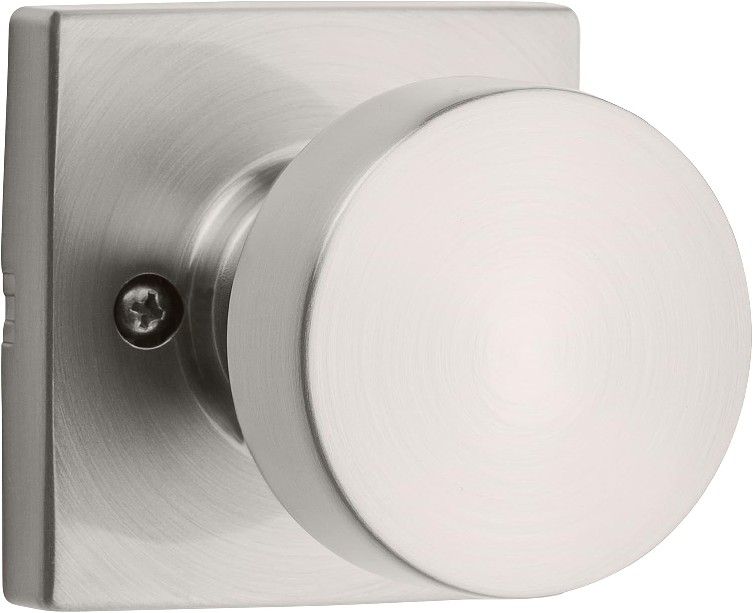 Weiser Cambie Satin Nickel Door Knob, Nonturning Interior Door Handles