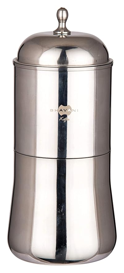 Bhavani Aroma Double Decker Traditional Coffee Maker 1.0-4 Cups