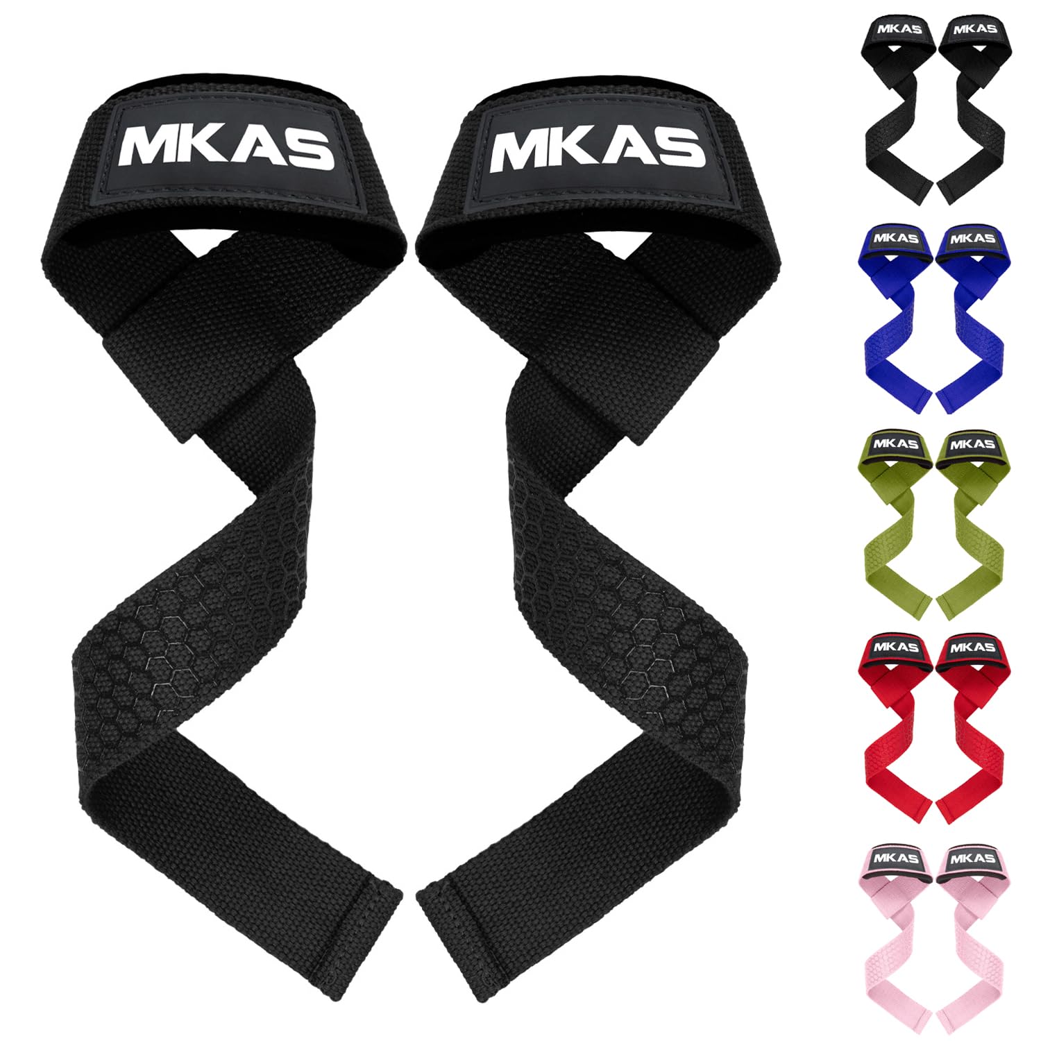 Goodern Lifting Wrist Straps,Lifting Straps for Weight Lifting,Bodybuilding, Powerlifting and Deadlifting,23'' Lifting Straps With Soft Padded Neoprene Cotton,Training Hand Bar Straps for Men & Women
