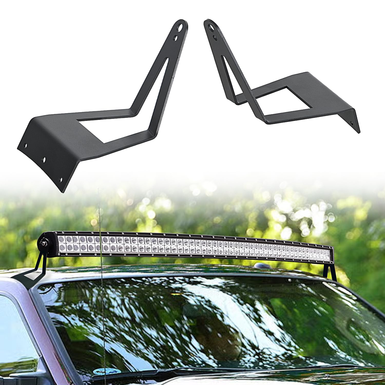 Nilight 52 Inch Light Bar Bracket for Ford F250 F350 4WD 2WD 1999-2015