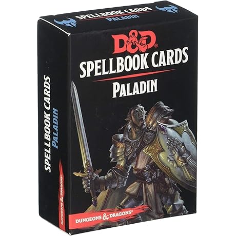 Dungeons & Dragons Spellbook Cards - Paladin (D&D Roleplaying Accessory)