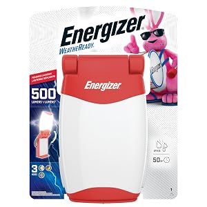 Energizer Folding LED Camping Lantern IPX4 Water Resistant Lanterns for Camping Fishing Outdoors Power Outage Compact and Portable