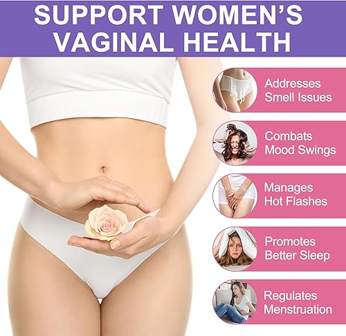 Miniatura 3 de Probióticos vaginales para mujeres, equilibrio de pH y cuidado femenino, suplemento de salud vaginal, apoyo saludable de olor vaginal y flora,