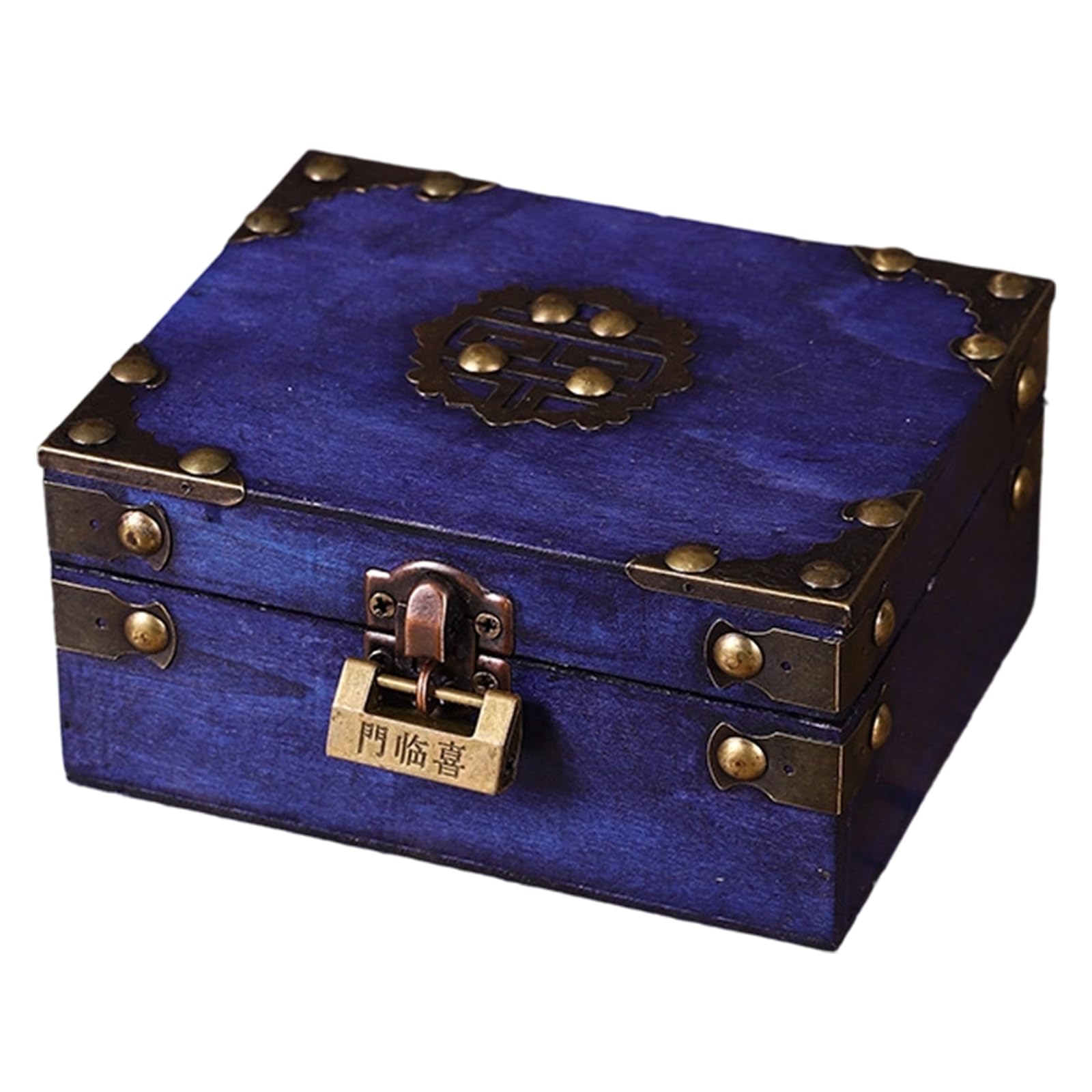 Oxxggkao Rustics Wood Storage Box Featuring Clasp for Secure Storage of Valuables and As Home Decoration Items Jewelry Box