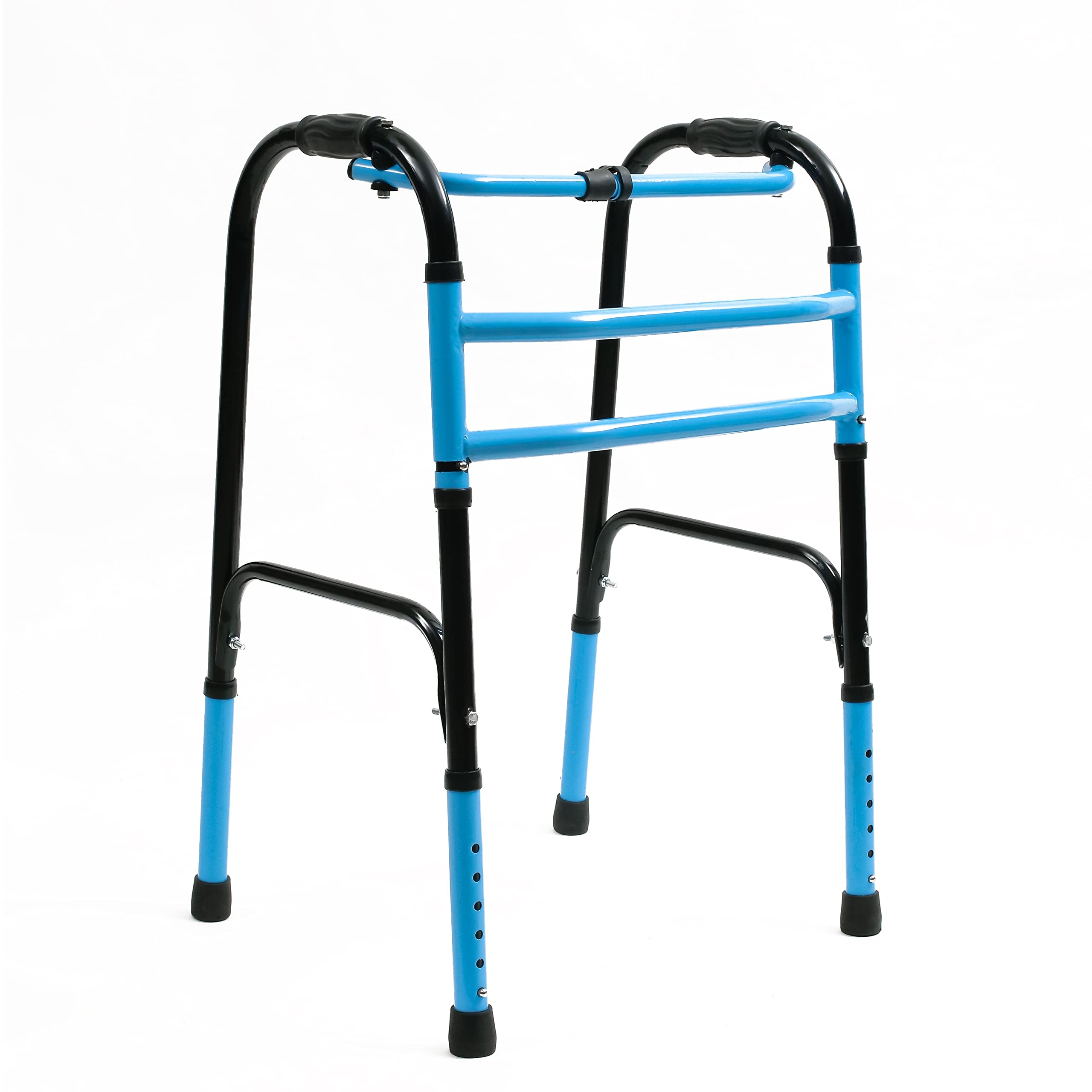 Plain Double Bar Frame Balanced Adjustable Adult Walker(Multicolor)