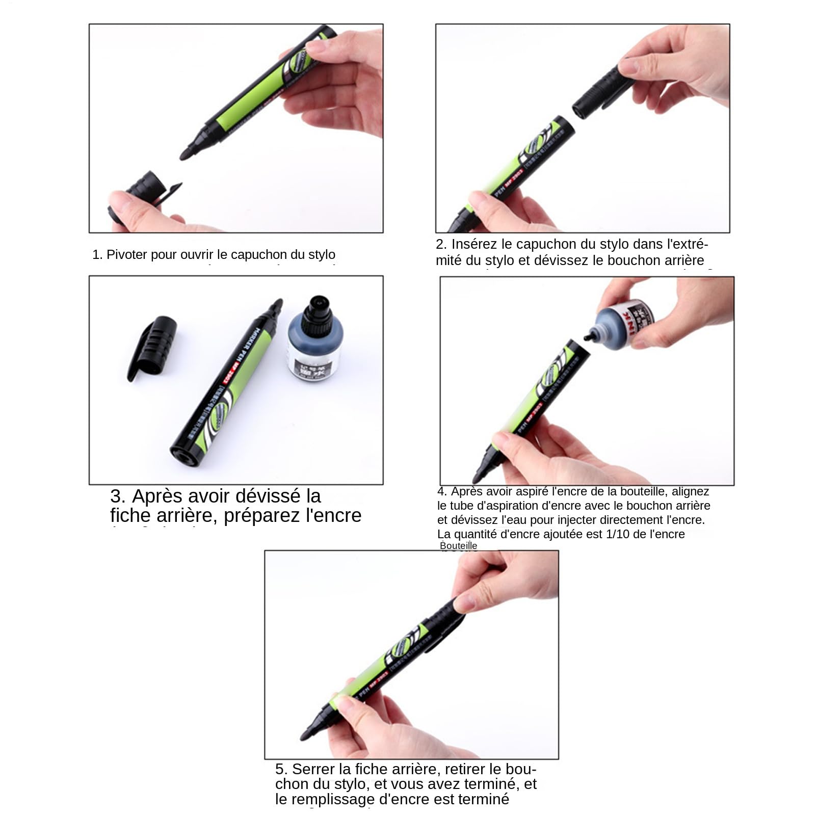 Permanent Lackmarker 3 Stück Ölbasierte Schnelltrocknende Stifte