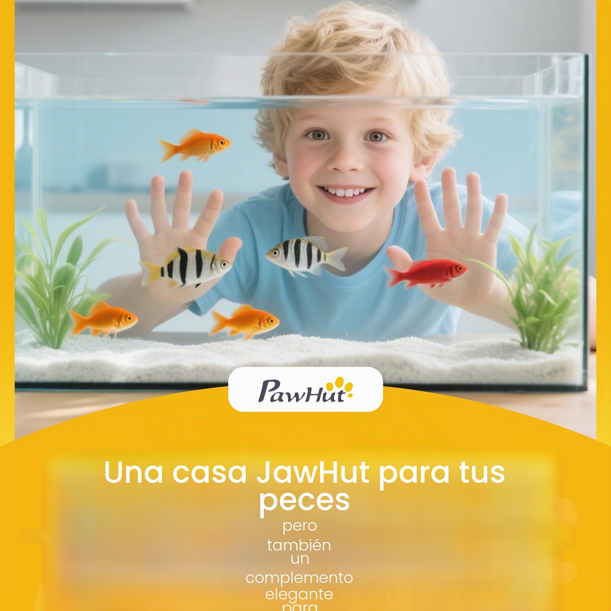 PawHut Acuario de cristal templado de 24 l, acuario completo pequeño transparente con filtro integrado, luz LED y bomba de agua para peces tropicales, peces rojos, casa, oficina, 45 x 25 x 25,5 cm