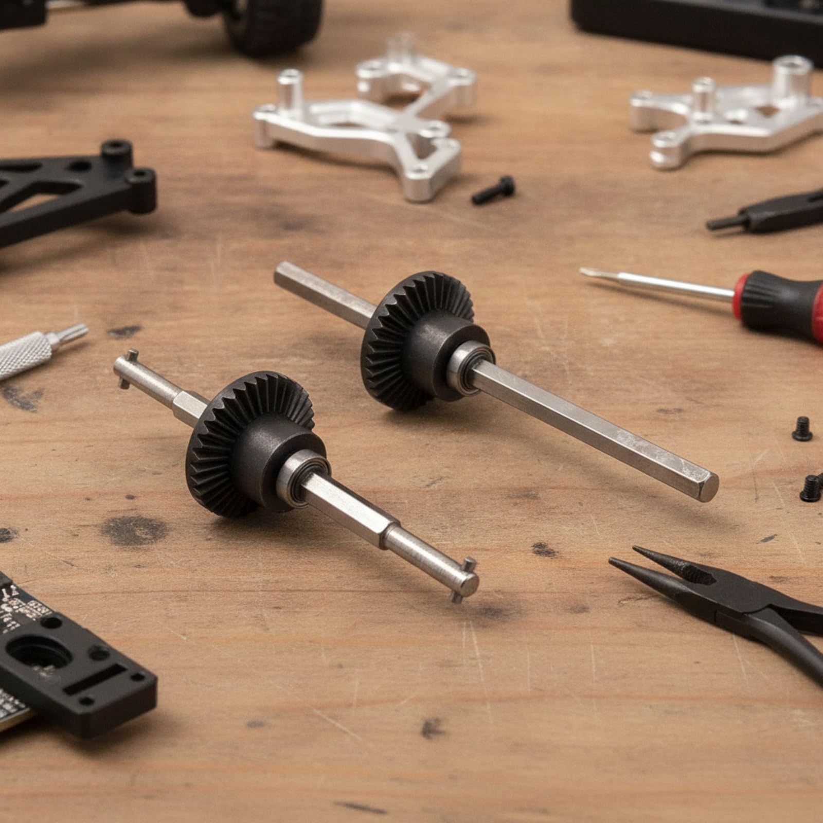 Set di Ingranaggi di Trasmissione Resistente Ingranaggi Trasmissione Rinforzato Ricambio per Modellisti, Hobbisti