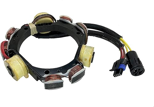 Stator For Johnson Evinrude 584548 173-4821 Outboard 9.9 HP(2 Cyl) 25 35 HP(3 Cyl) 584821 763761(1995-2001)12-AMP 4/2-Stroke
