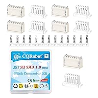 Vista 127 de CQRobot JST EL 4.5 mm de paso 2 pines conector electrónico IC macho, enchufes hembra carcasa y kit de terminales de crimpado en T macho/hembra. 50