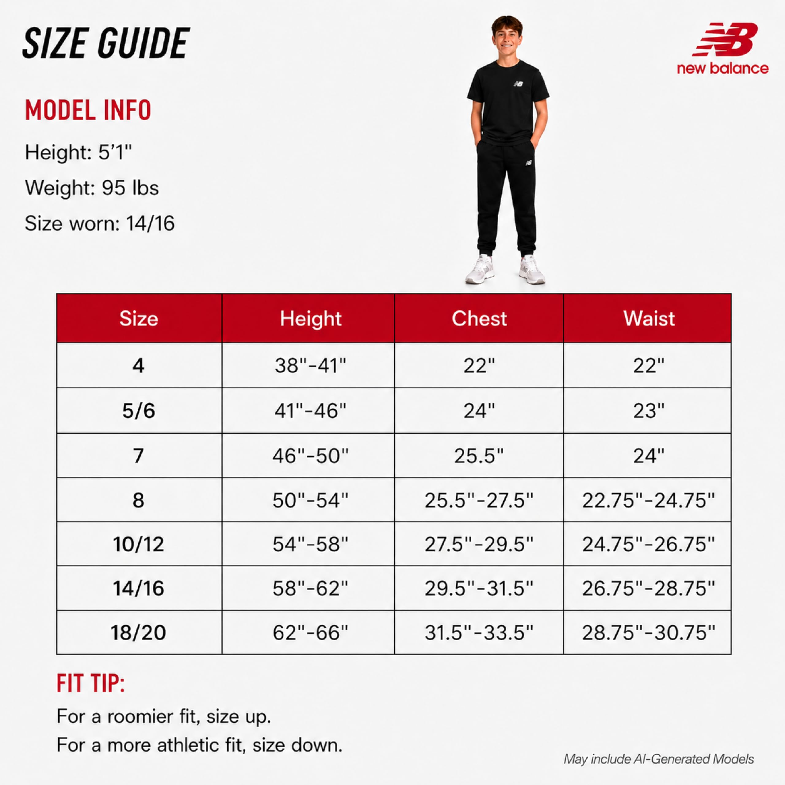 New Balance Set di 3 tutine per ragazzi a maniche corte, felpa con cappuccio in pile e pantaloni da jogging per ragazzi (4-16)