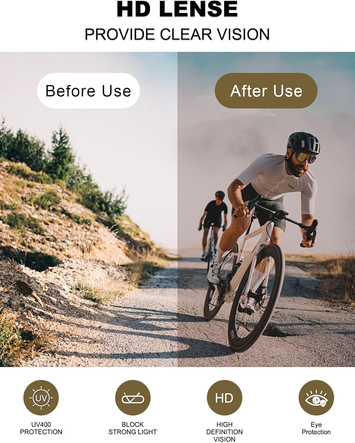 BangLong Polarized Sports Sunglasses for Men Women, UV Protection Sun Glasses for Baseball Running Cycling Fishing - Image 6