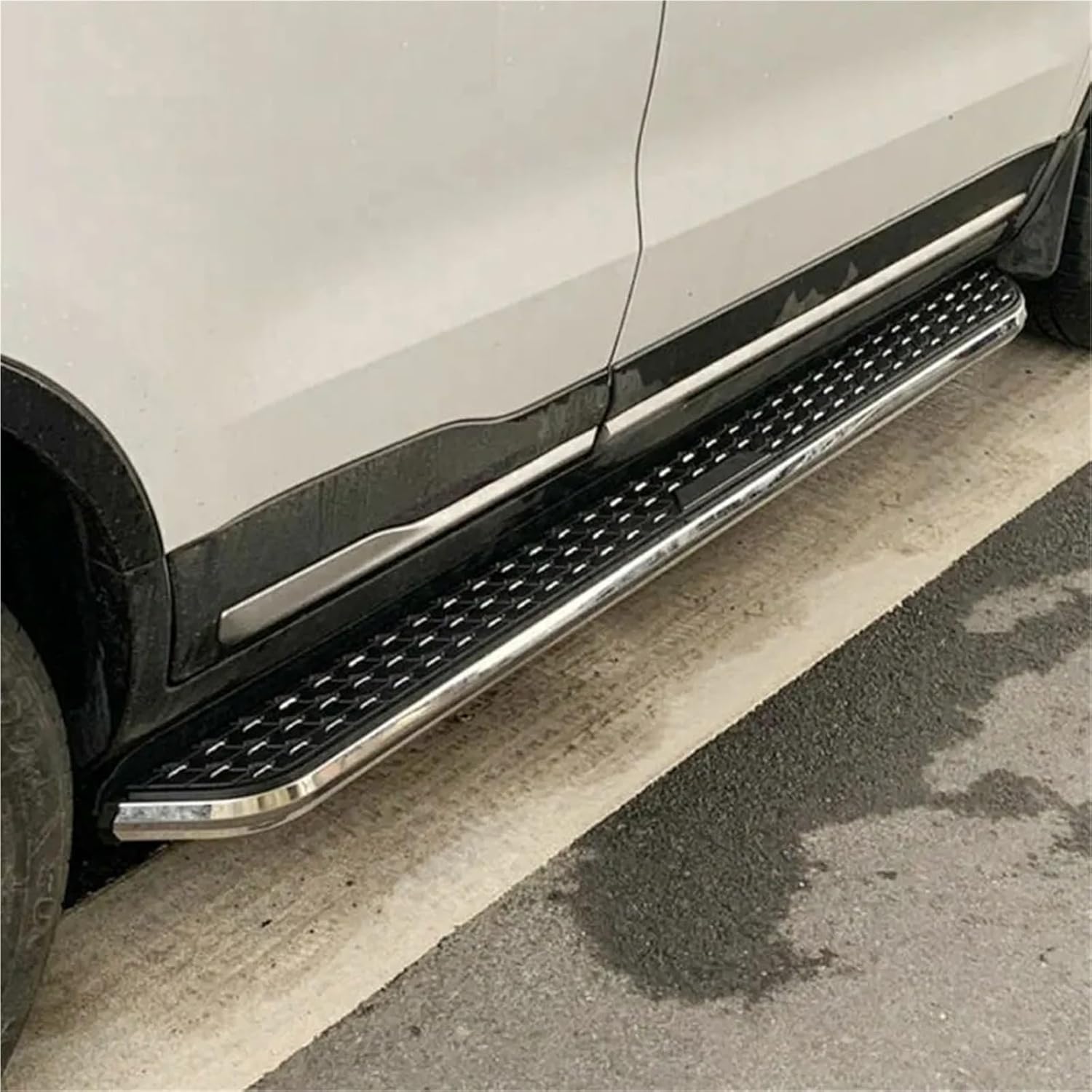 2Pcs Compatible for Ford Ranger 2023 2024 Fixed Door Side Step Bar Running Board