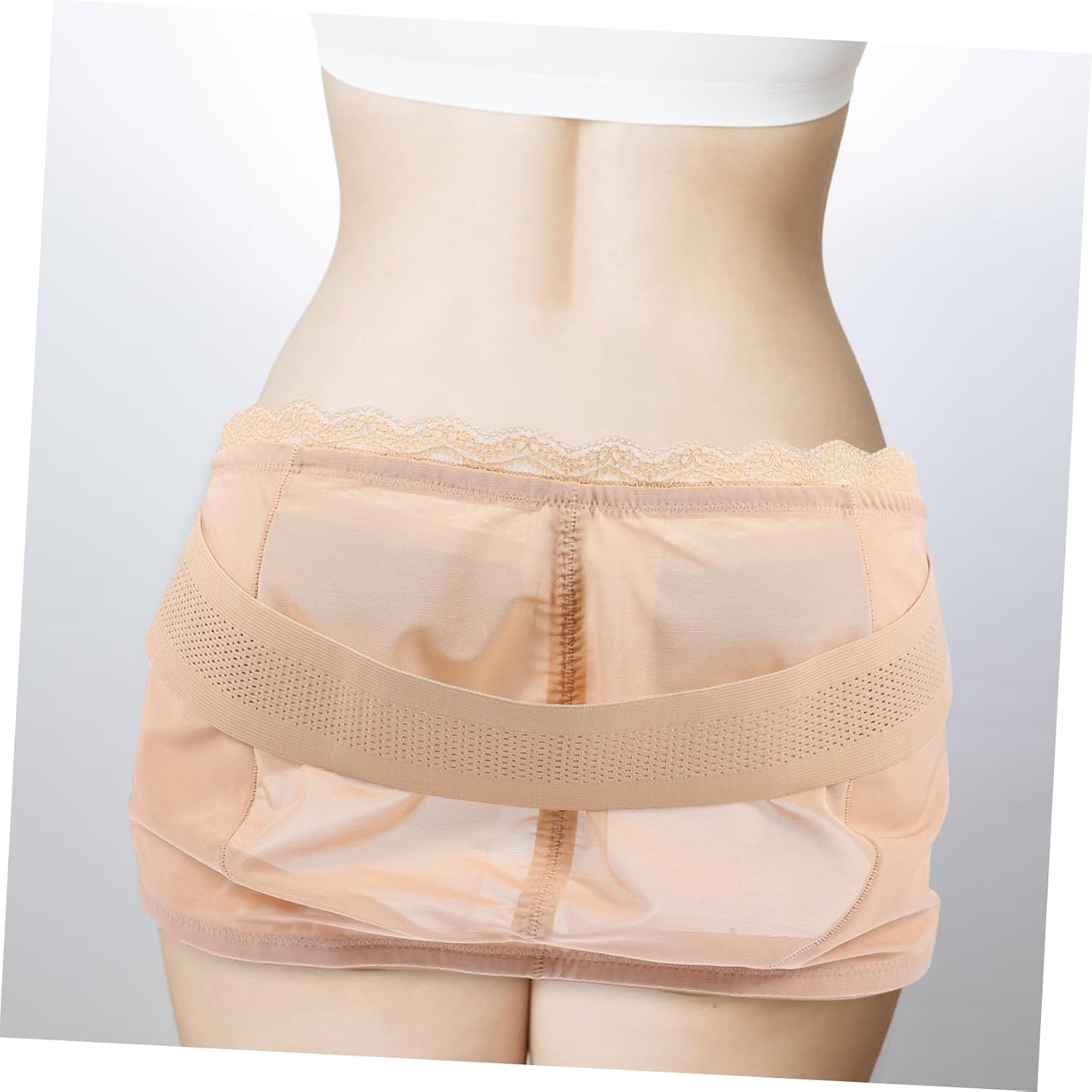 Holibanna Women Pelvic Correction Belt Postpartum Belly Band Abdominal Binder Gauze Material Mommy Recovery Xl