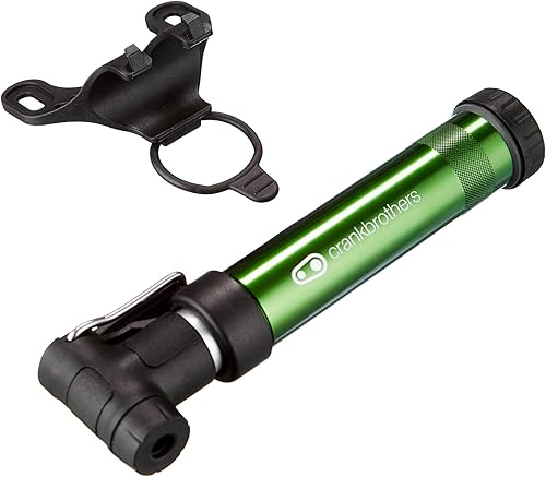 Miniatura 7 de Crankbrothers Bomba de mano Gem Bike - Bomba de pistón doble cortolarga PrestaSchrader bomba de mano de alto volumen y alta presión