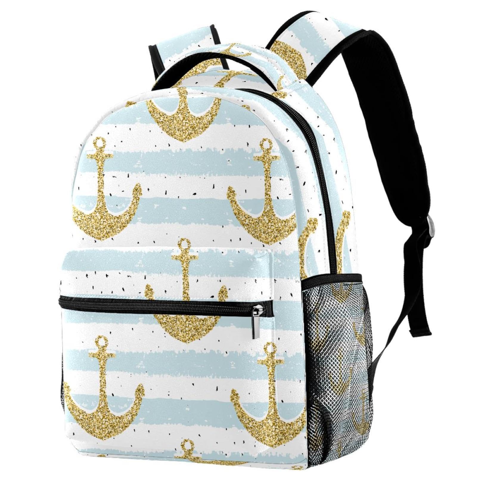 Sac à dos d'école pour filles et garçons avec grand compartiment multicolore