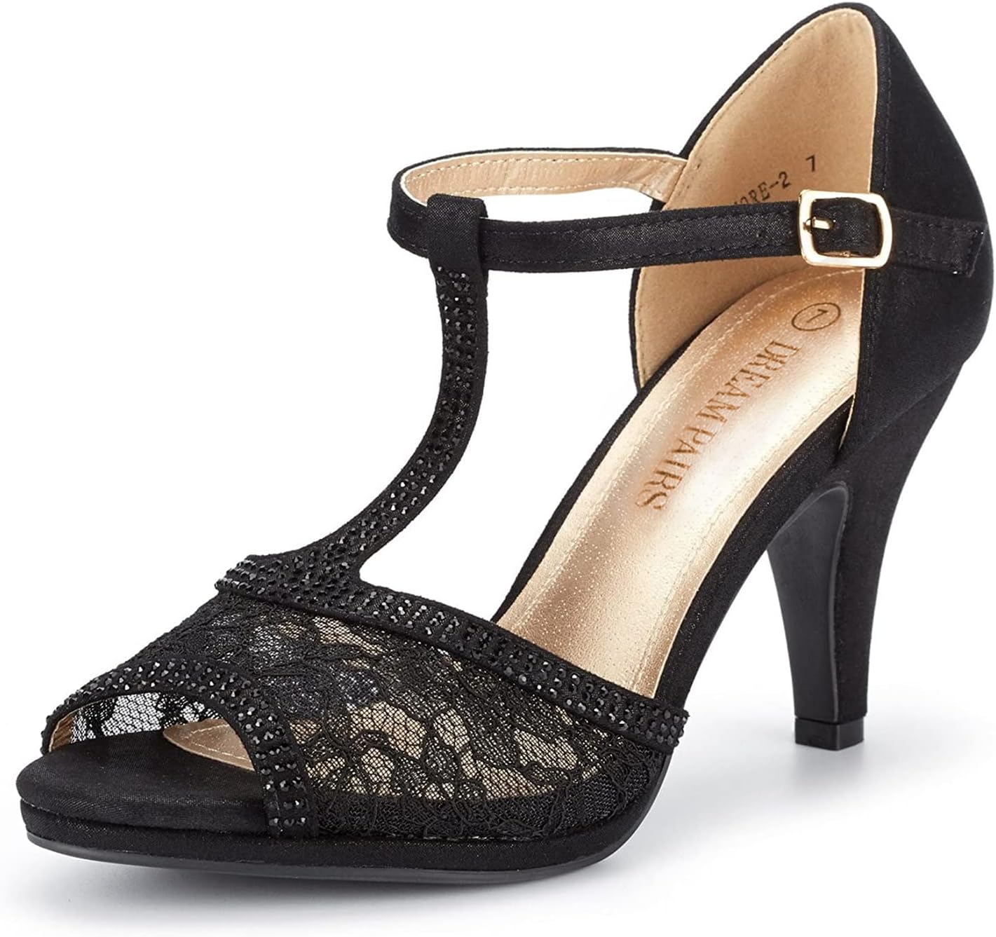 Women's Open Toe Kitten Heel Sandals
