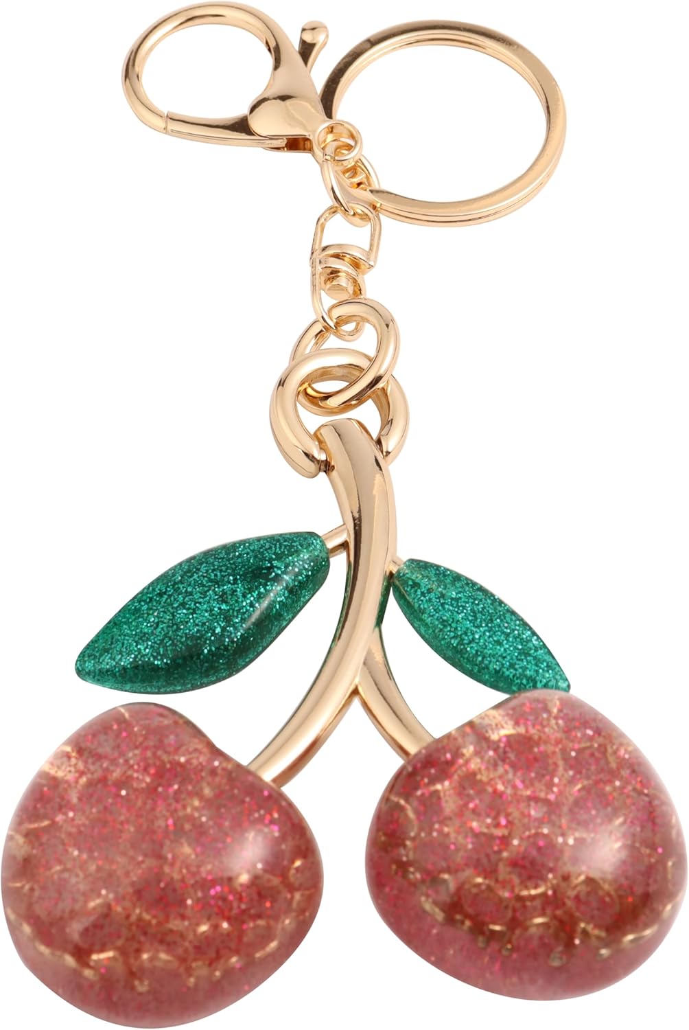 Cherry Keychain cherry Bag Charm Keychain Accessories Purse Key Chains Gifts for Women Purse Bag Charms