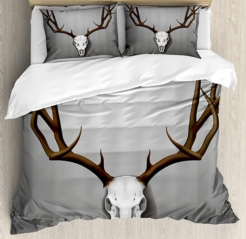 Miniatura 7 de Ambesonne - Funda de edredón multicolor disponible en tres tamaños y en diferentes colores, Tela, Beige, King