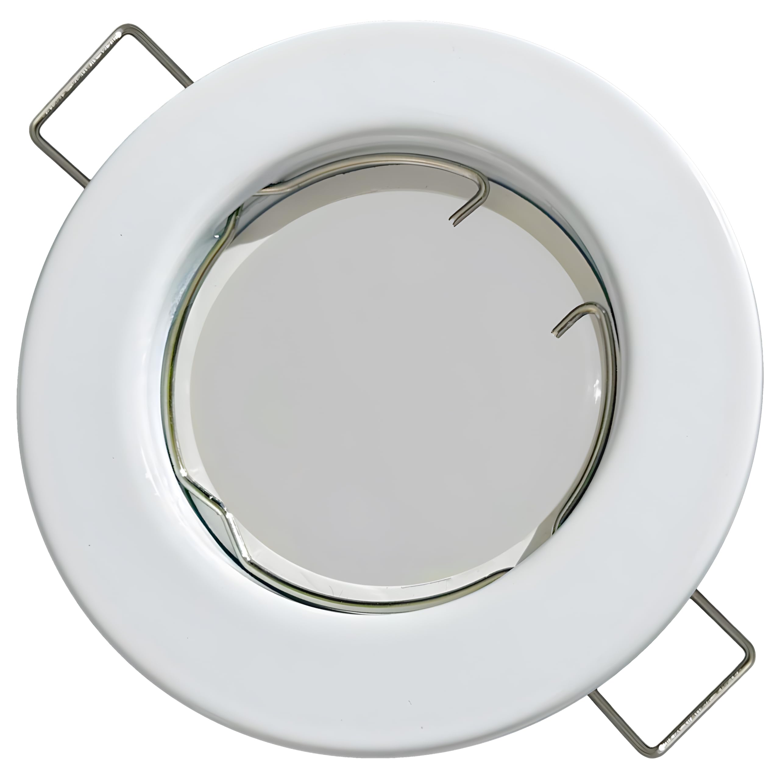 5er Set SMD LED Einbauleuchte: flaches Design mit Milchglas, modern, 5W, 400 Lumen, 230V, Neutralweiß (4000K), starr, passend für Bohrloch 55–65 mm. Ideal für Wohnzimmer, Küche, Schlafzimmer, Flur.