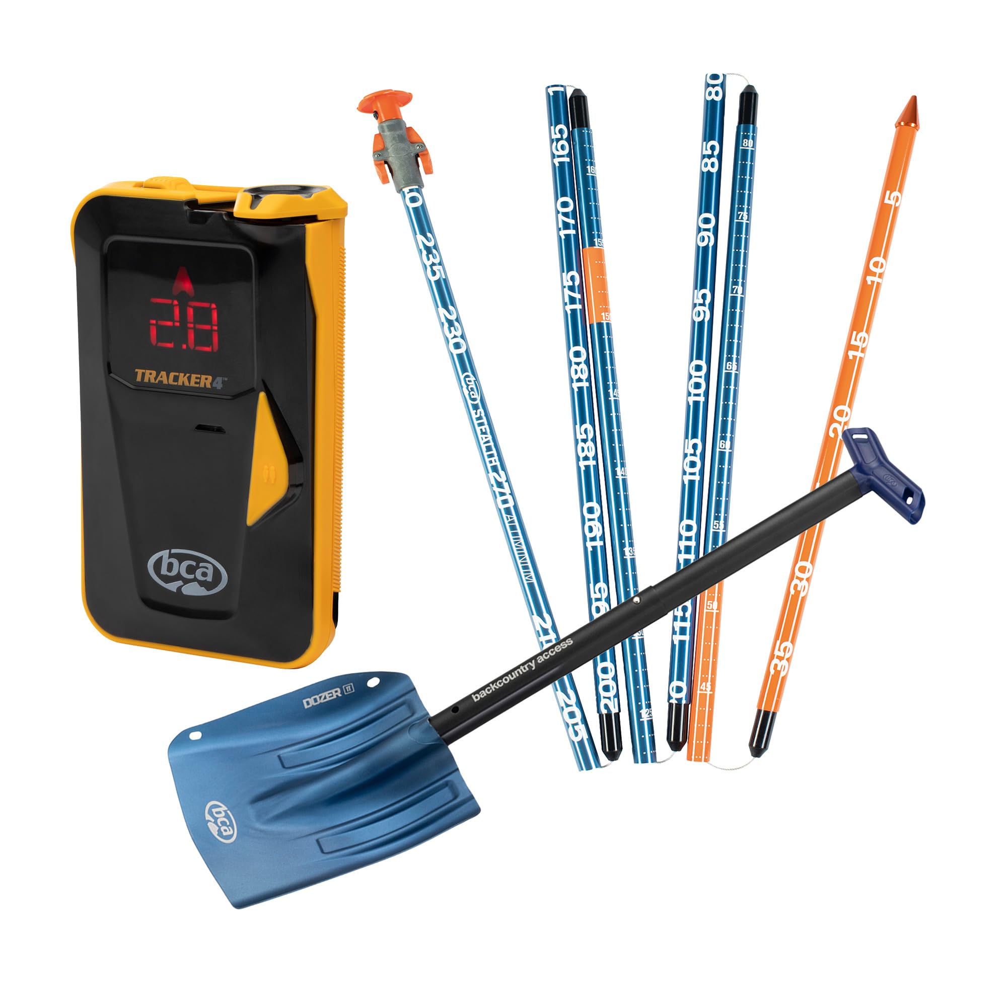 K2 BCA Lawinen-Rettungs-Set T4 Rescue Package Set, Black, 23G0110