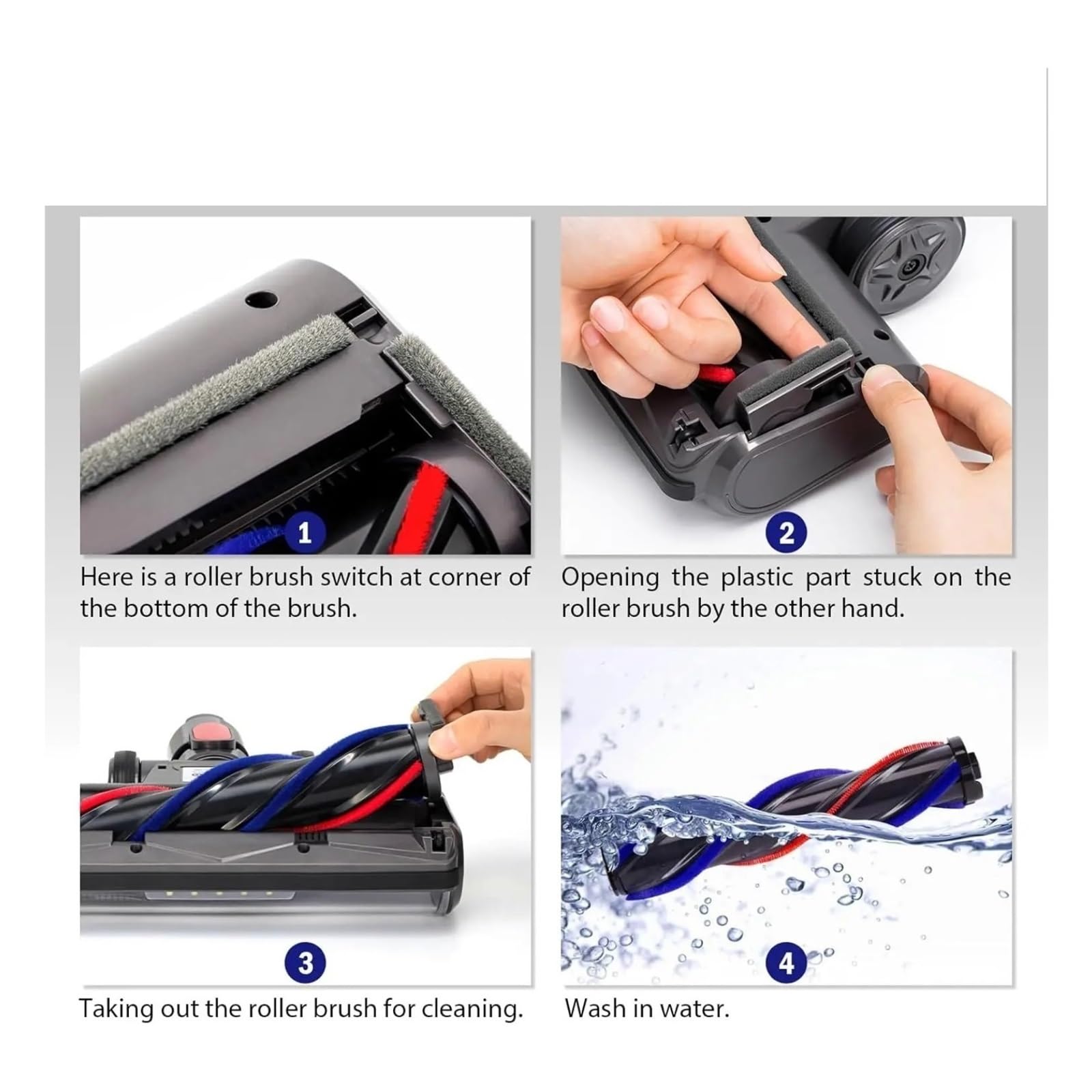 Tête De Brosse D'aspirateur, Compatible Avec Dyson