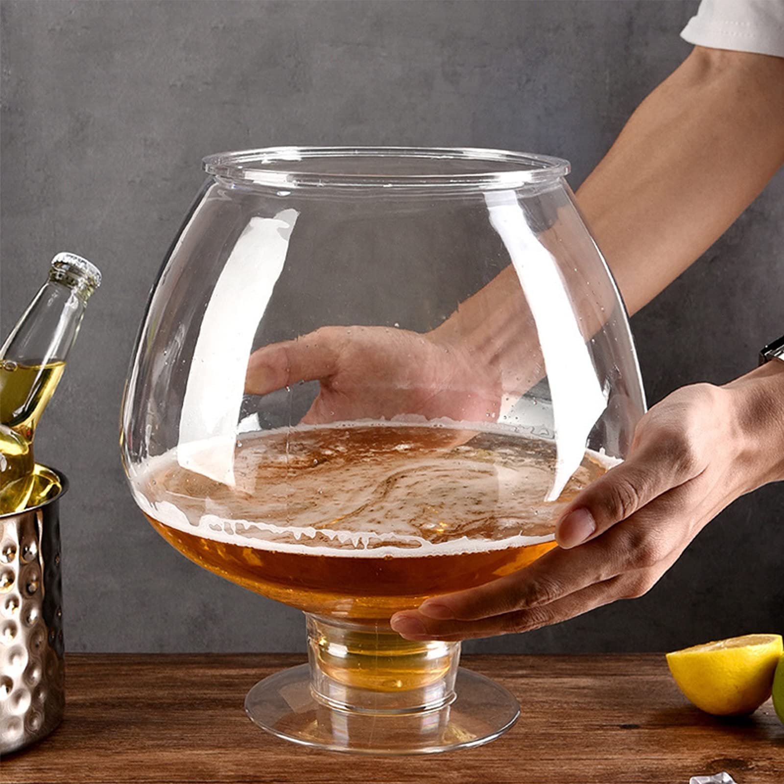 Amazon｜110ozスーパービッグクリスタルグラスブランデーグラス