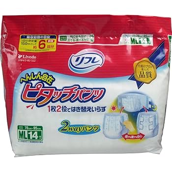 【大人用紙おむつ】リフレ へんしん自在 ピタッチパンツ LL 　12枚入×3袋 楽天市場】【メーカー直営】リフレ へんしん自在ピタッチパンツ