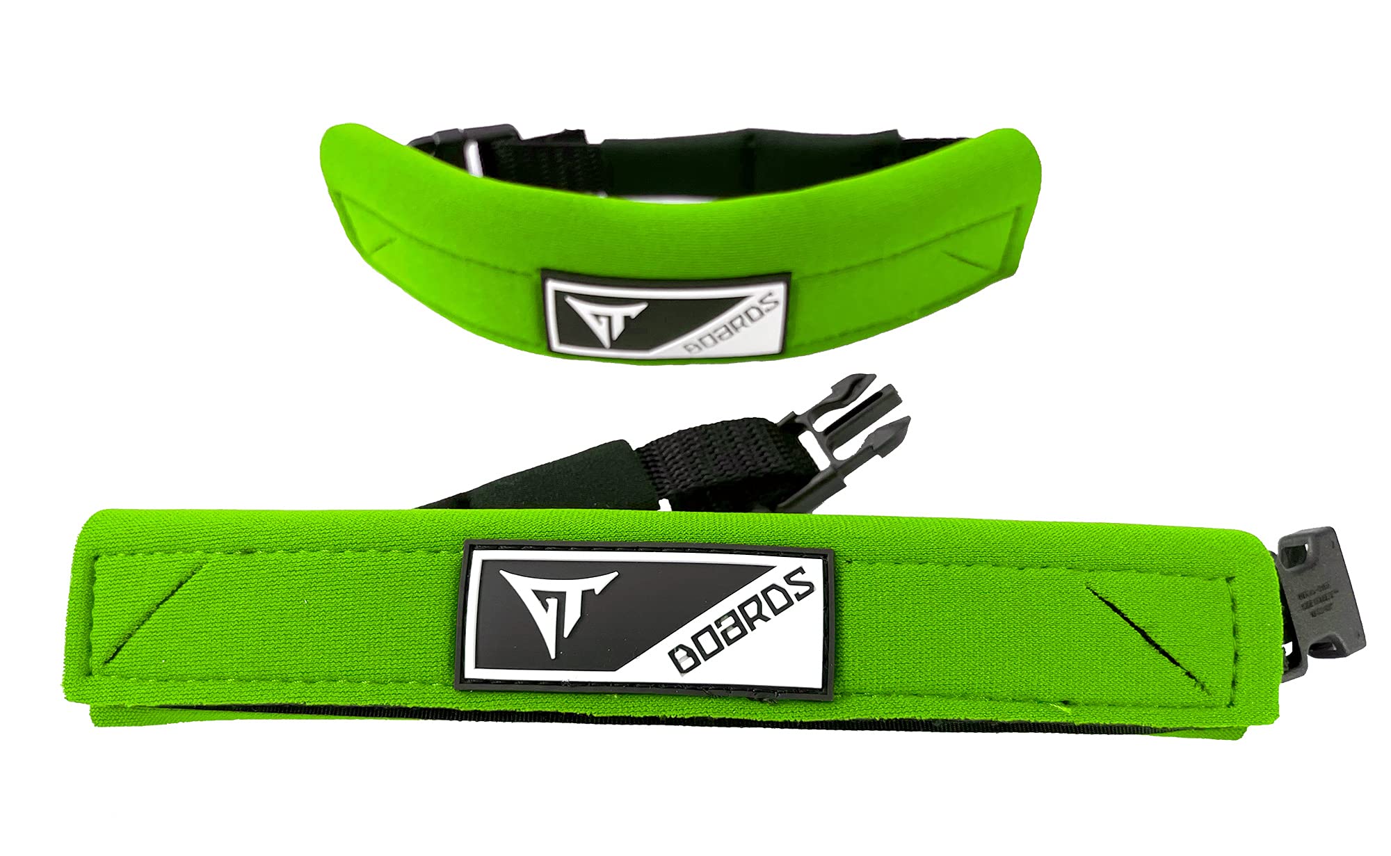 GT Boards Swim Fin Pads | Swinfin Tethers | Secure Your Fins on Your feet (Green)