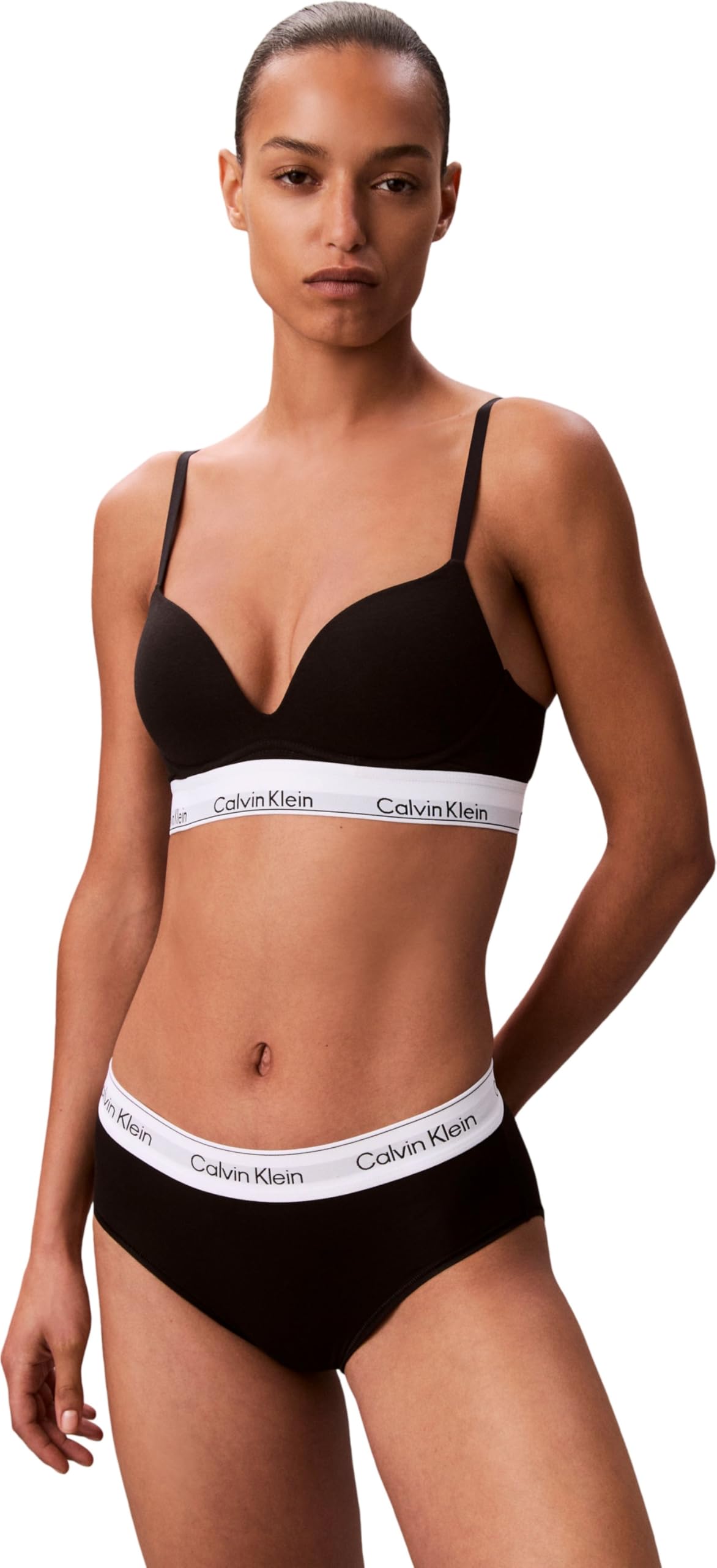 Calvin Klein Damen Push-Up BH Plunge Gepolstert