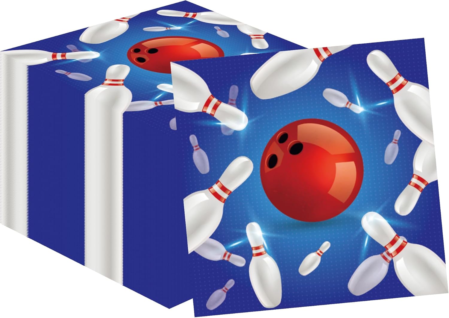 40Pcs Bowling Party Napkins Bowling Theme Party Paper