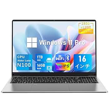 NIAKUN 14インチノートPC 16GB N100 タッチパネル 1TB NIAKUN 14インチノートPC 16GB N100 タッチパネル 1TB Amazon.co