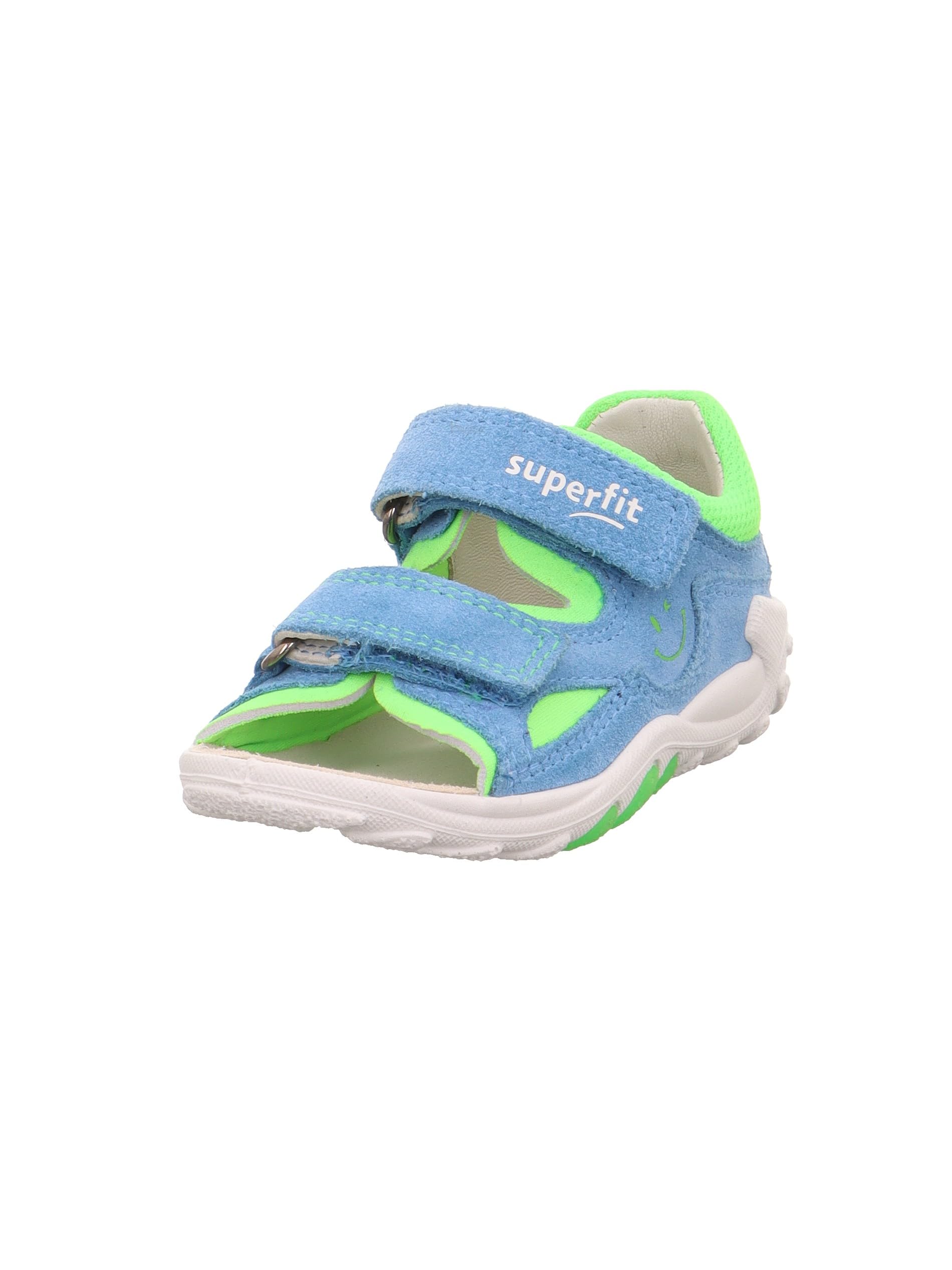 Superfit Flow, Sandal Kids, Light Blue Light Green 8400, 21 EU