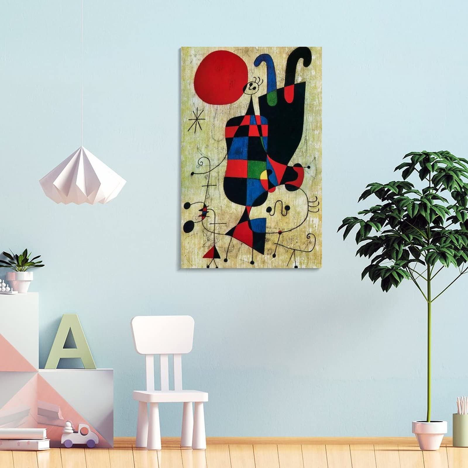 ジョアン・ミロ 陶板「ラルナ」 額 ジョアン・ミロ 陶板「ラルナ」 額 ジョアン・ミロ 陶板「ラルナ」 額