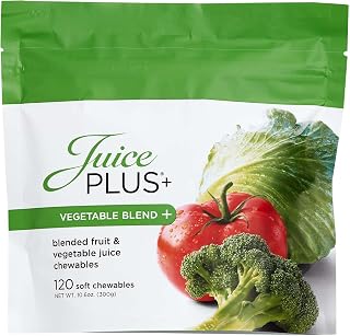 JuicePlus+ Vegetable Blend Soft Chews (Chewables) - Delicious Vegan Gummies with 11 Nutrient-Rich Vegetables for Daily Wellness! Boost Intake of Vitamins & More - For Kids & Adults - (1-mo, 30 Chews)