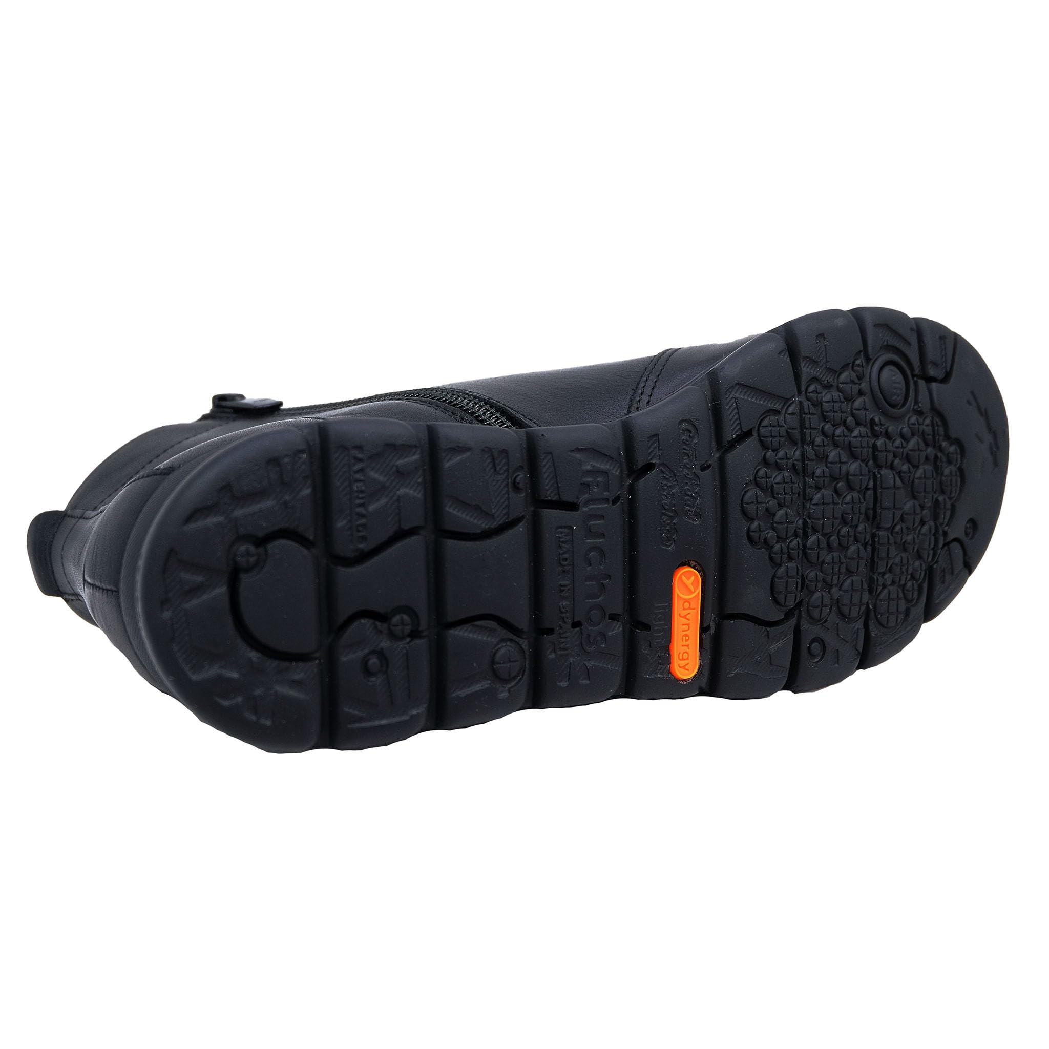 Fluchos Susan Evel Sugar Negro - Botín de Piel