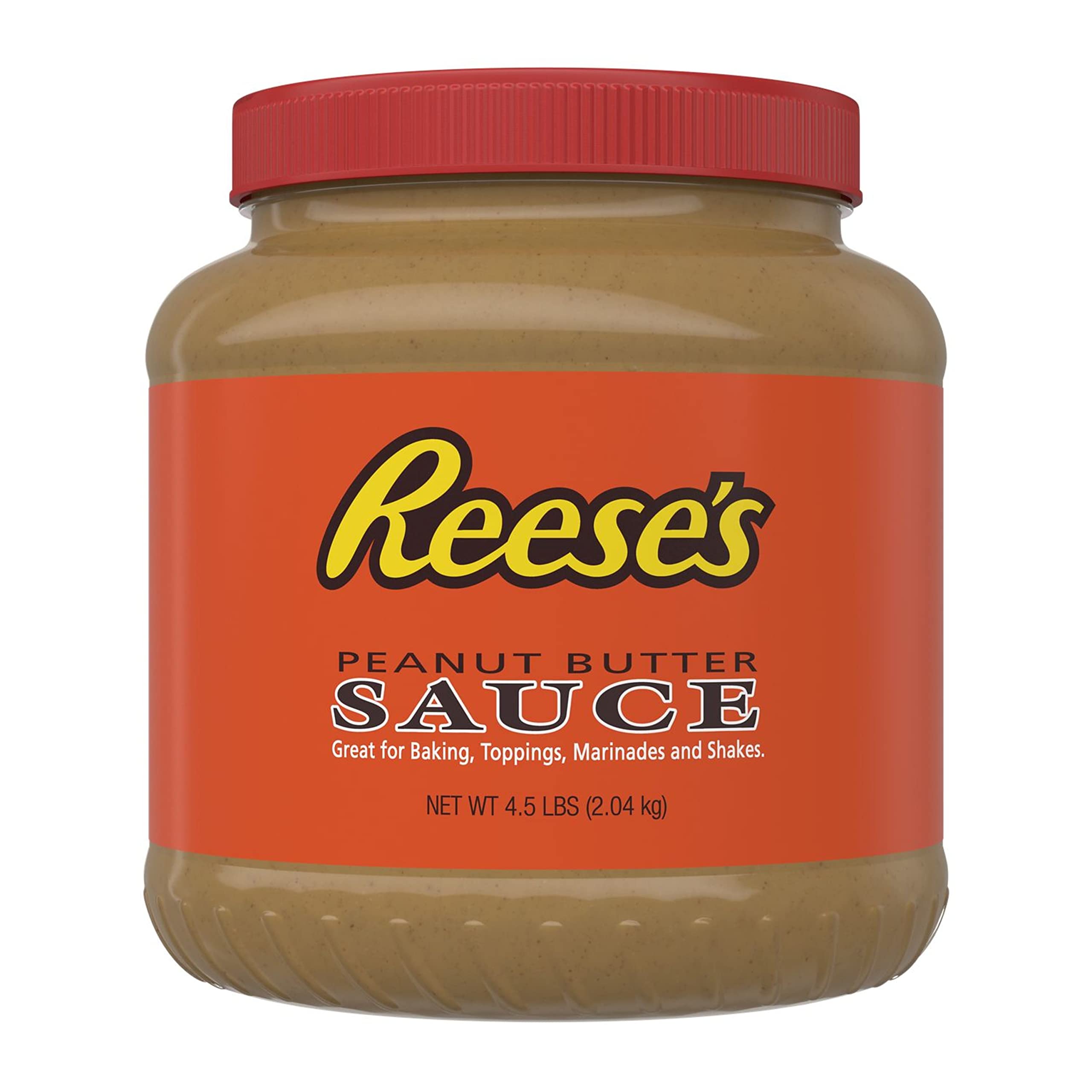 REESE'S Peanut Butter Sauce, 4.5 lb Bulk Jars (6 Count)