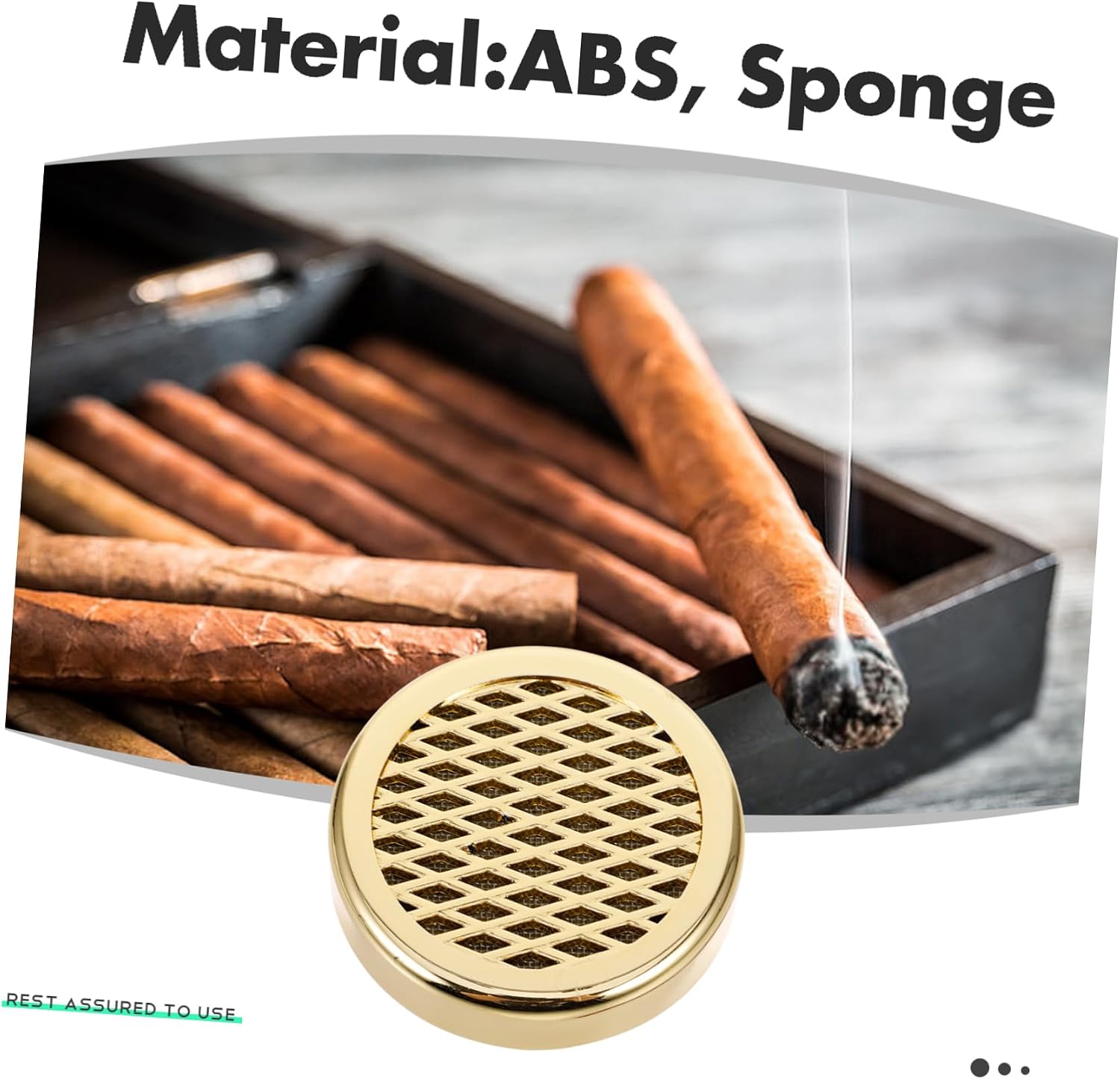 Humidor Humidifier Sponge Golden
