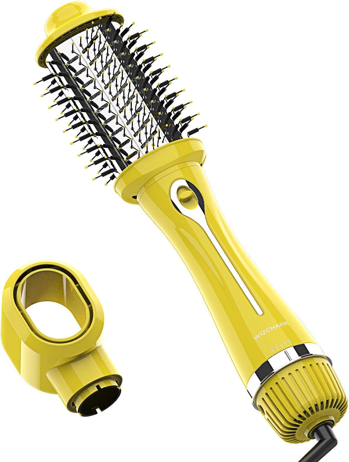 Dual Voltage Hair Dryer Brush, WIZCHARK Hot Air Brush Volumizer & Negative Ionic