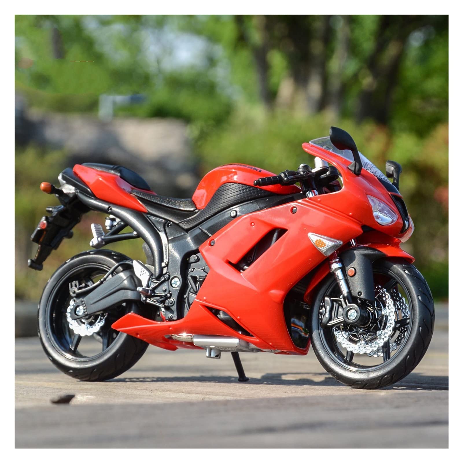 Amazon.co.jp: 1:12 カワサキニンジャZX-6Rに最適 レッドダイカスト