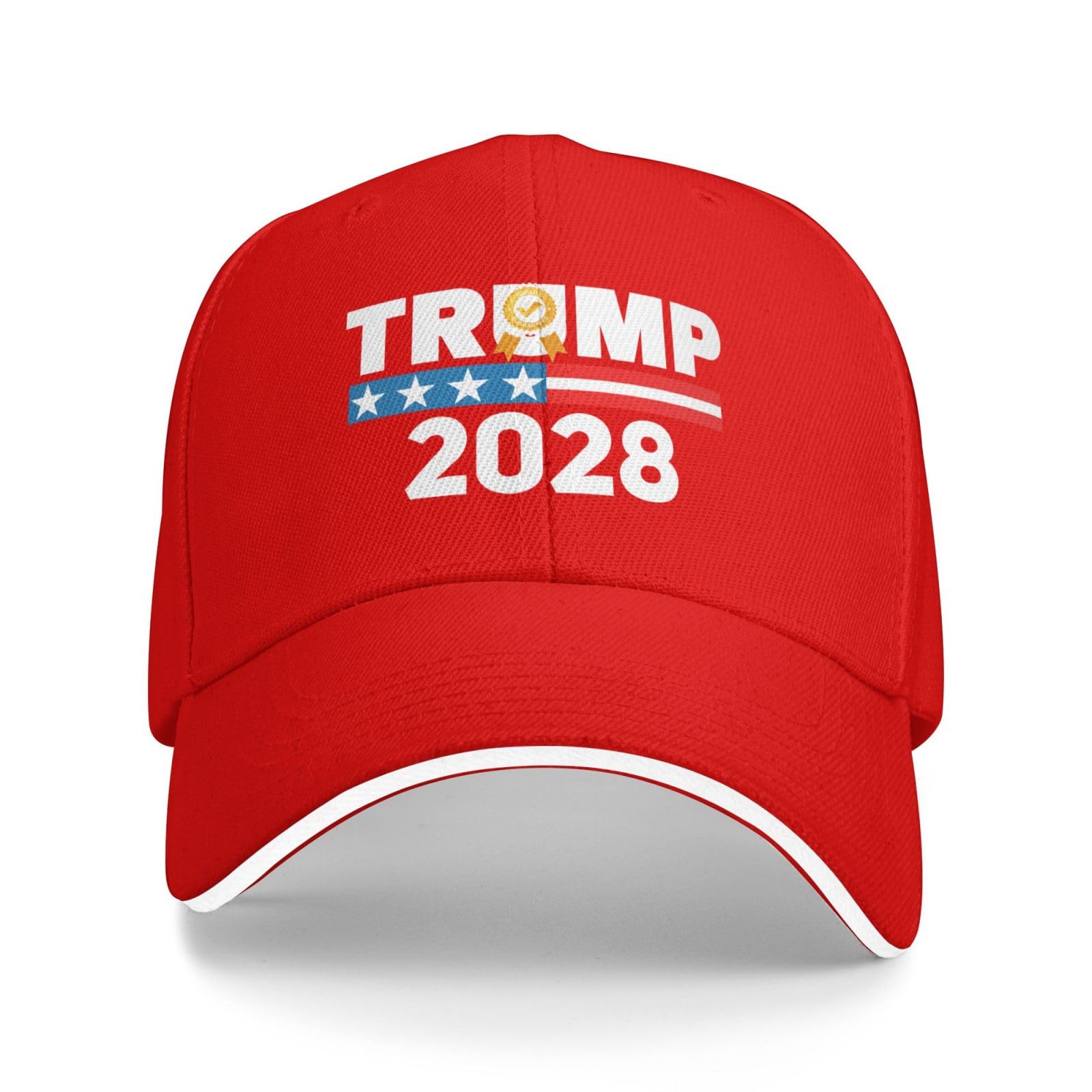 Peiyeety Unisex Red Trump 2028 Hat 47 48 President Hat Cap For Men Women