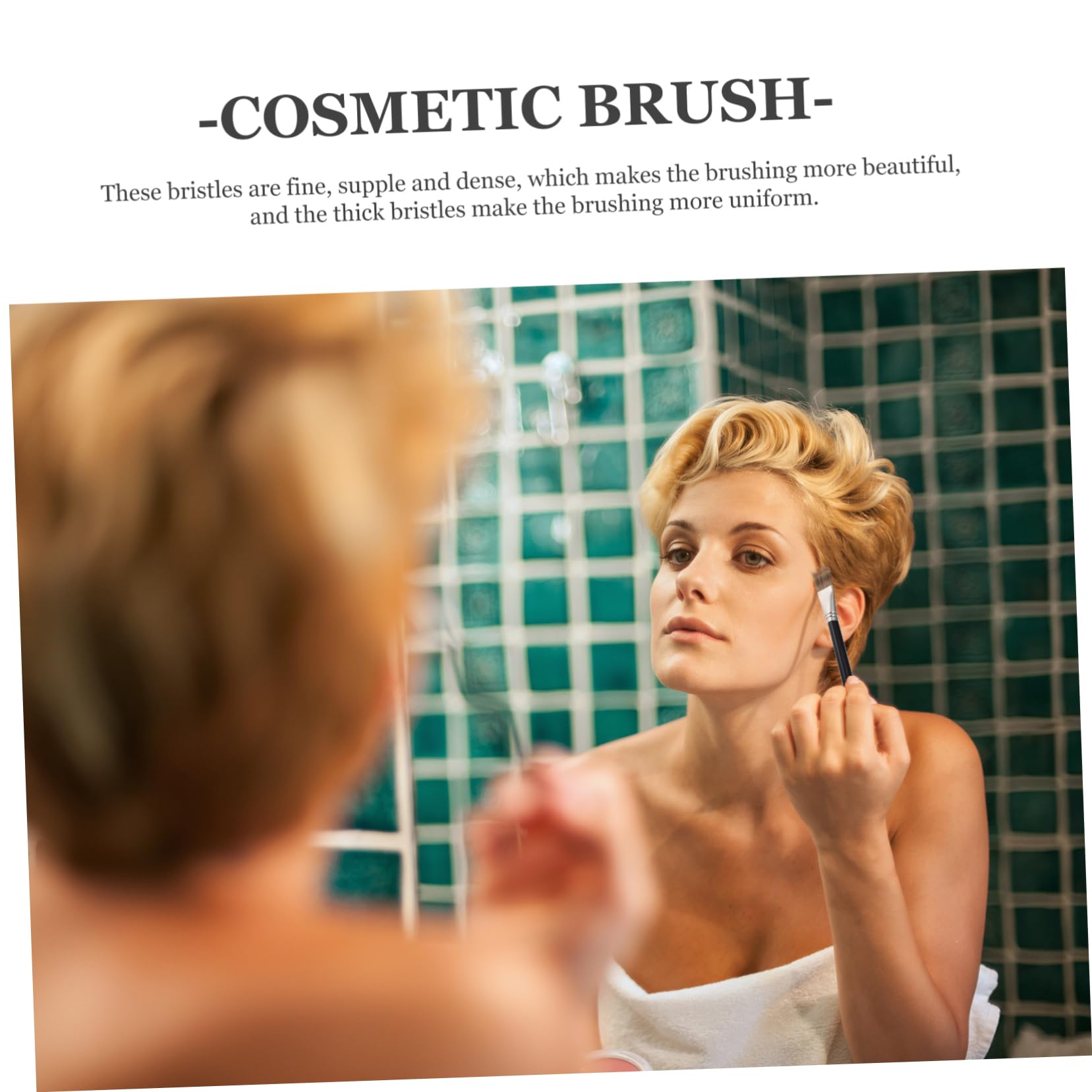 Beavorty 5piezas Brocha De Maquillaje Multifuncional Cabeza Plana Para Base y Polvo Herramienta De Cosméticos Para Difuminar y Aplicar Maquillaje Sin Desperdicio