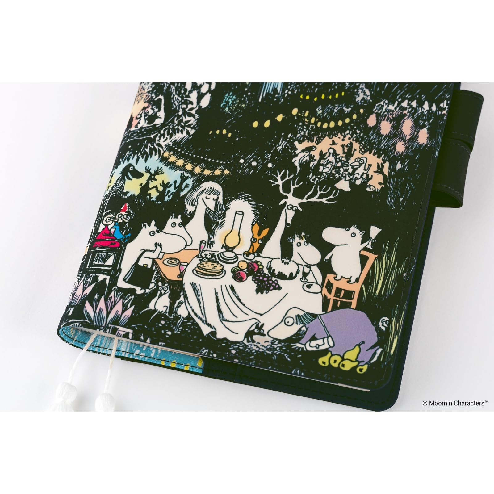 Hobonichi Techo - Funda para agenda A5 - Moomin: Night of the Big Party (tamaño primo, solo funda)