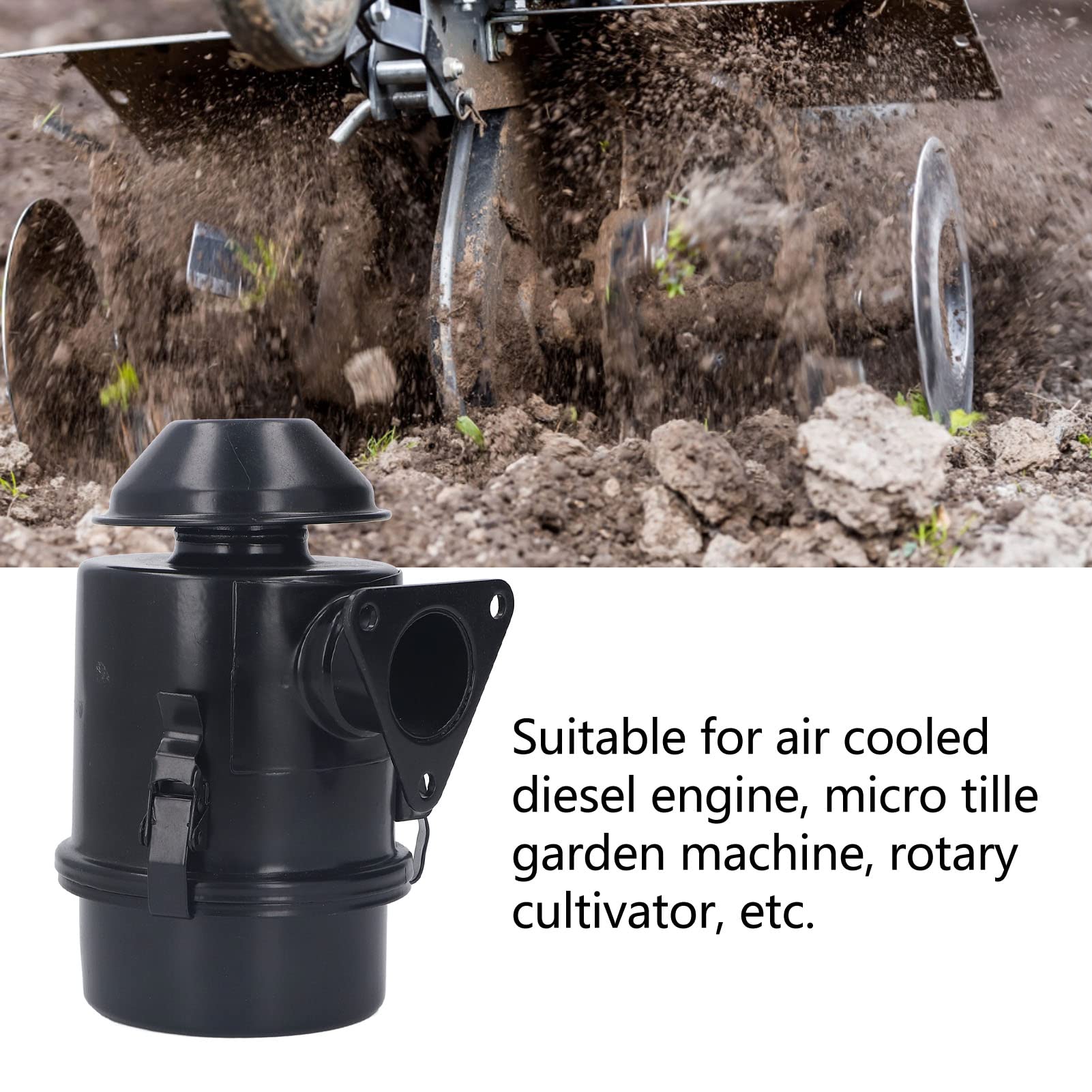 Filtro aria motore pesante universale forte leggero lega di alluminio pesante filtro aria per macchine giardino